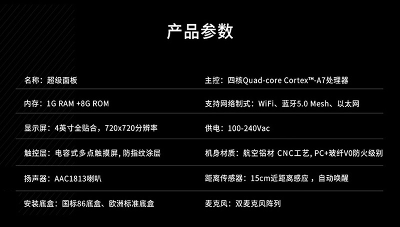 LTECH超级面板产品参数